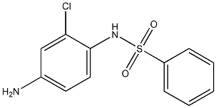 N-(4-amino-2-chlorophenyl)benzenesulfonamide Struktur