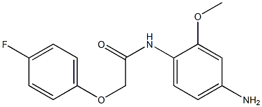 N-(4-amino-2-methoxyphenyl)-2-(4-fluorophenoxy)acetamide Struktur