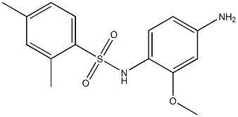 N-(4-amino-2-methoxyphenyl)-2,4-dimethylbenzene-1-sulfonamide Struktur