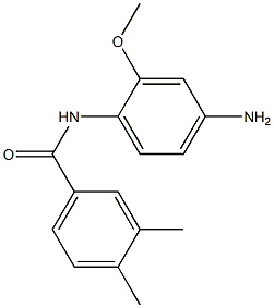 N-(4-amino-2-methoxyphenyl)-3,4-dimethylbenzamide Struktur