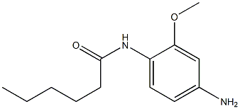 N-(4-amino-2-methoxyphenyl)hexanamide Struktur