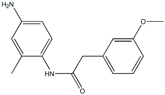 N-(4-amino-2-methylphenyl)-2-(3-methoxyphenyl)acetamide Struktur