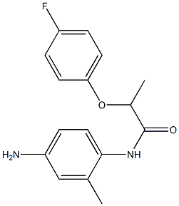 N-(4-amino-2-methylphenyl)-2-(4-fluorophenoxy)propanamide Struktur