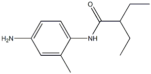 N-(4-amino-2-methylphenyl)-2-ethylbutanamide Struktur