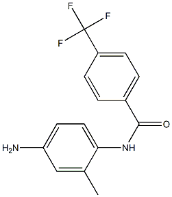 N-(4-amino-2-methylphenyl)-4-(trifluoromethyl)benzamide Struktur