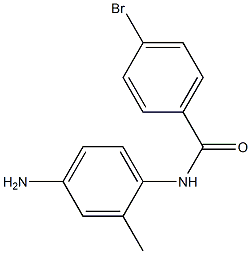 N-(4-amino-2-methylphenyl)-4-bromobenzamide Struktur