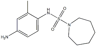 N-(4-amino-2-methylphenyl)azepane-1-sulfonamide Struktur