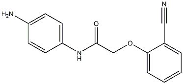 N-(4-aminophenyl)-2-(2-cyanophenoxy)acetamide Struktur