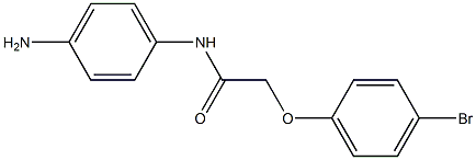 N-(4-aminophenyl)-2-(4-bromophenoxy)acetamide Struktur