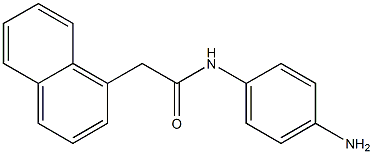 N-(4-aminophenyl)-2-(naphthalen-1-yl)acetamide Struktur