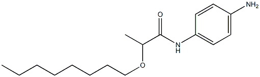 N-(4-aminophenyl)-2-(octyloxy)propanamide Struktur