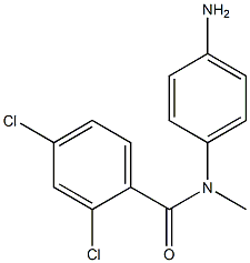 N-(4-aminophenyl)-2,4-dichloro-N-methylbenzamide Struktur