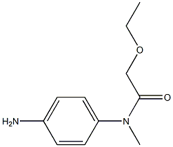 N-(4-aminophenyl)-2-ethoxy-N-methylacetamide Struktur