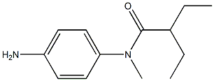 N-(4-aminophenyl)-2-ethyl-N-methylbutanamide Struktur