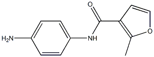 N-(4-aminophenyl)-2-methyl-3-furamide Struktur