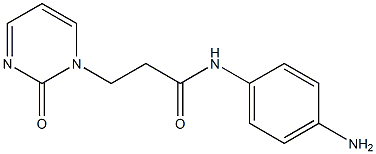 N-(4-aminophenyl)-3-(2-oxopyrimidin-1(2H)-yl)propanamide Struktur