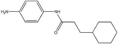 N-(4-aminophenyl)-3-cyclohexylpropanamide Struktur