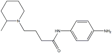 N-(4-aminophenyl)-4-(2-methylpiperidin-1-yl)butanamide Struktur