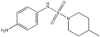 N-(4-aminophenyl)-4-methylpiperidine-1-sulfonamide Struktur