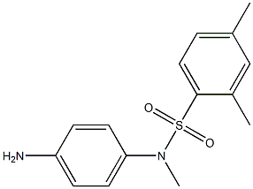 N-(4-aminophenyl)-N,2,4-trimethylbenzene-1-sulfonamide Struktur