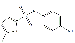 N-(4-aminophenyl)-N,5-dimethylthiophene-2-sulfonamide Struktur