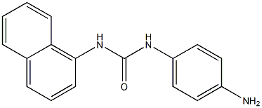 N-(4-aminophenyl)-N'-1-naphthylurea Struktur