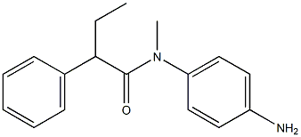 N-(4-aminophenyl)-N-methyl-2-phenylbutanamide Struktur