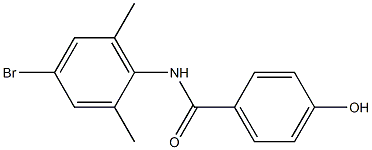 N-(4-bromo-2,6-dimethylphenyl)-4-hydroxybenzamide Struktur