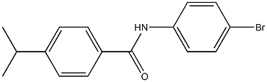 N-(4-bromophenyl)-4-(propan-2-yl)benzamide Struktur