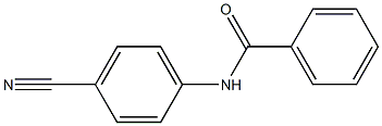 N-(4-cyanophenyl)benzamide Struktur