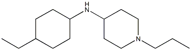 N-(4-ethylcyclohexyl)-1-propylpiperidin-4-amine Struktur