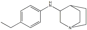 N-(4-ethylphenyl)-1-azabicyclo[2.2.2]octan-3-amine Struktur