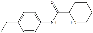 N-(4-ethylphenyl)piperidine-2-carboxamide Struktur