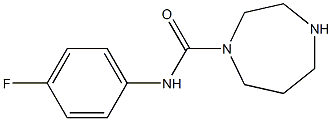 N-(4-fluorophenyl)-1,4-diazepane-1-carboxamide Struktur