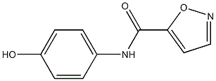 N-(4-hydroxyphenyl)-1,2-oxazole-5-carboxamide Struktur