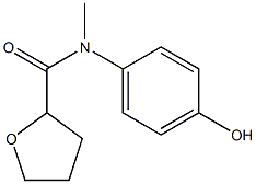 N-(4-hydroxyphenyl)-N-methyloxolane-2-carboxamide Struktur