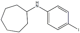 N-(4-iodophenyl)cycloheptanamine Struktur