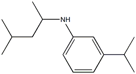 N-(4-methylpentan-2-yl)-3-(propan-2-yl)aniline Struktur