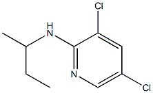 N-(butan-2-yl)-3,5-dichloropyridin-2-amine Struktur