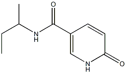 N-(butan-2-yl)-6-oxo-1,6-dihydropyridine-3-carboxamide Struktur