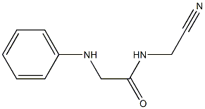 N-(cyanomethyl)-2-(phenylamino)acetamide Struktur