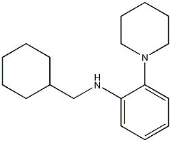 N-(cyclohexylmethyl)-2-(piperidin-1-yl)aniline Struktur