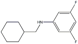 N-(cyclohexylmethyl)-3,5-difluoroaniline Struktur