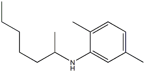 N-(heptan-2-yl)-2,5-dimethylaniline Struktur