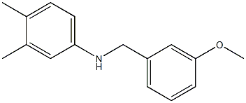 N-[(3-methoxyphenyl)methyl]-3,4-dimethylaniline Struktur