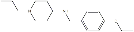 N-[(4-ethoxyphenyl)methyl]-1-propylpiperidin-4-amine Struktur