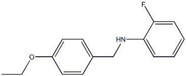 N-[(4-ethoxyphenyl)methyl]-2-fluoroaniline Struktur