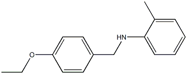 N-[(4-ethoxyphenyl)methyl]-2-methylaniline Struktur