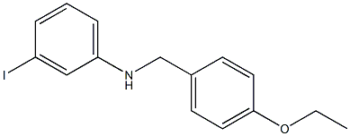 N-[(4-ethoxyphenyl)methyl]-3-iodoaniline Struktur