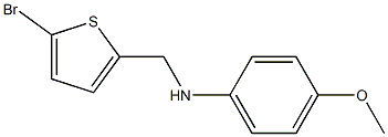 N-[(5-bromothiophen-2-yl)methyl]-4-methoxyaniline Struktur